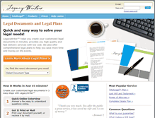 Tablet Screenshot of legacywriter.com